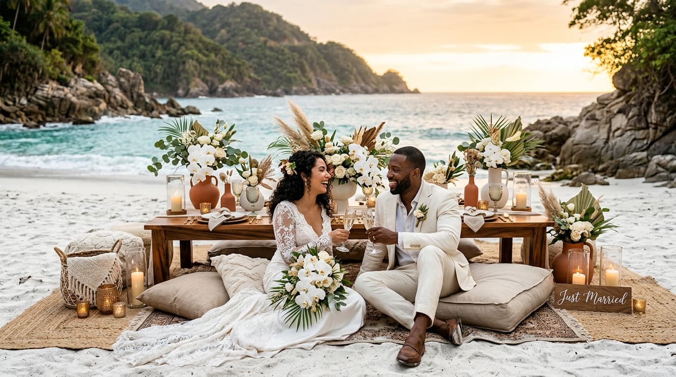 Barefoot Luxury: How to Plan an Elevated Beach Picnic Wedding in Puerto Vallarta